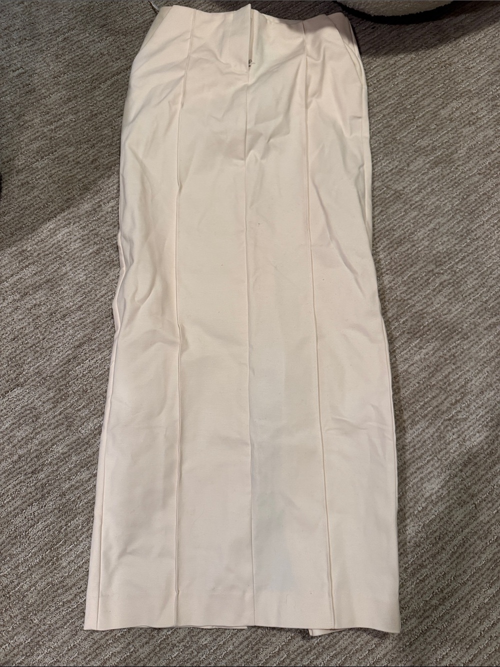 NBD Cream High-Waist Long Pencil Skirt